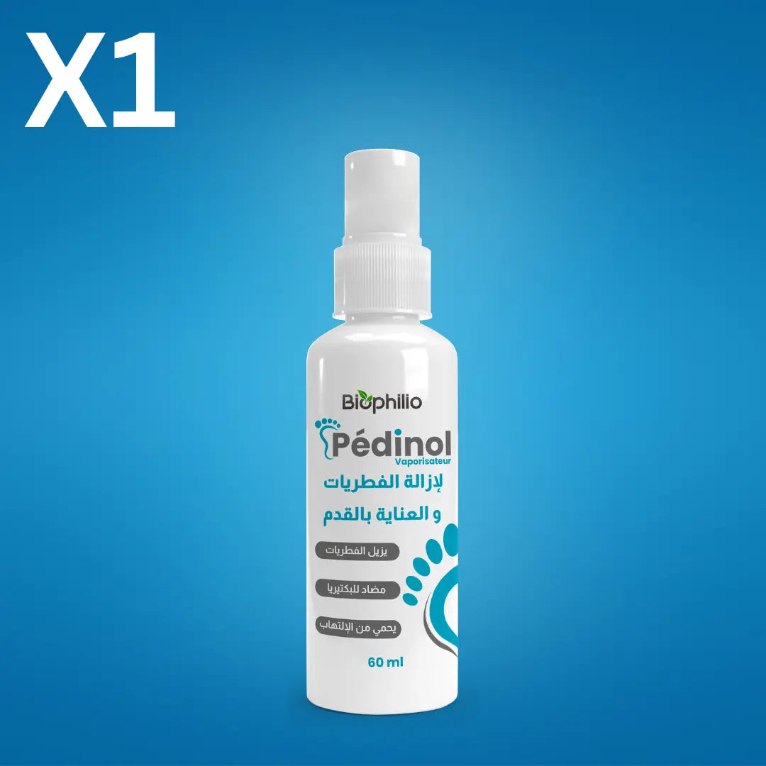 رشاش Pédinol لإزالة فطريات الأظافر